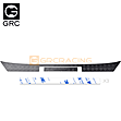 Stainless Steel Decorative Sheets Black For SCX6 Real Bumper