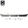 Stainless Steel Decorative Sheets Black For SCX6 Real Bumper Stainless Steel Decorative Sheets Black For SCX6 Real Bumper