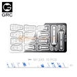 Stainless Steel Decorative Sheets Silver For SCX6 Hinge Stainless Steel Decorative Sheets Silver For SCX6 Hinge