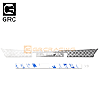 Stainless Steel Decorative Sheets Silver For SCX6 Real Bumper