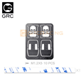 Stainless Steel Protective Net (Cover) #A Black For SCX6 Taillight Stainless Steel Protective Net (Cover) #A Black For SCX6 Taillight
