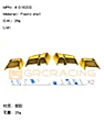 4pcs Super Vent of Fender Flares For TRX-4/TRX-6 BENZ #Electroplate Gold