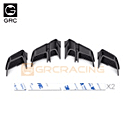 4pcs Super Vent of Fender Flares For TRX4/6 BENZ G500 G63 #Black