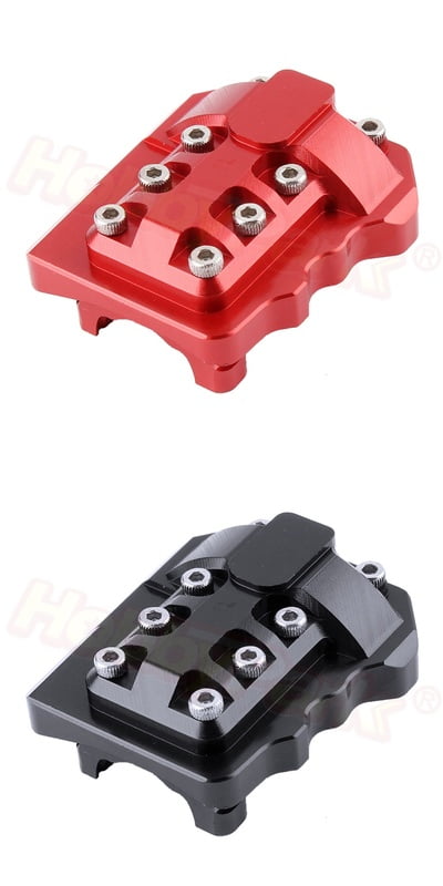 Traxxas Alloy TRX4 TRX6 Diff Cover Front Rear Axle 8280 Crawler Black Red RC Car Traxxas Alloy TRX4 TRX6 Diff Cover Front Rear Axle 8280 Crawler Black Red RC Car