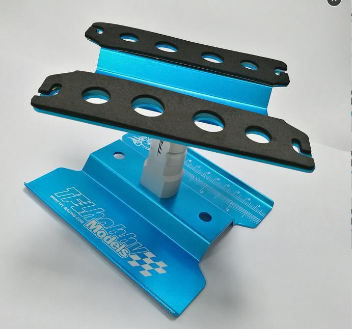 TFL Upgrade RC Car Stand Length:140mm Width:134mm Height:64~119mm TFL Upgrade RC Car Stand Length:140mm Width:134mm Height:64~119mm