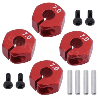 7mm x 12mm Aluminium Wheel Hex 7mm x 12mm Aluminium Wheel Hex