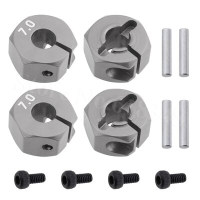 7mm x 12mm Aluminium Wheel Hex 7mm x 12mm Aluminium Wheel Hex
