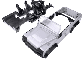 1/10Wild-Defender Body RD110-4N Open Version 324mm w/interior kits 1/10Wild-Defender Body RD110-4N Open Version 324mm w/interior kits