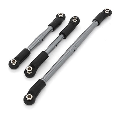 GPM Aluminium Adjustable TRX4/6 Steering Linkages (8pc Set)