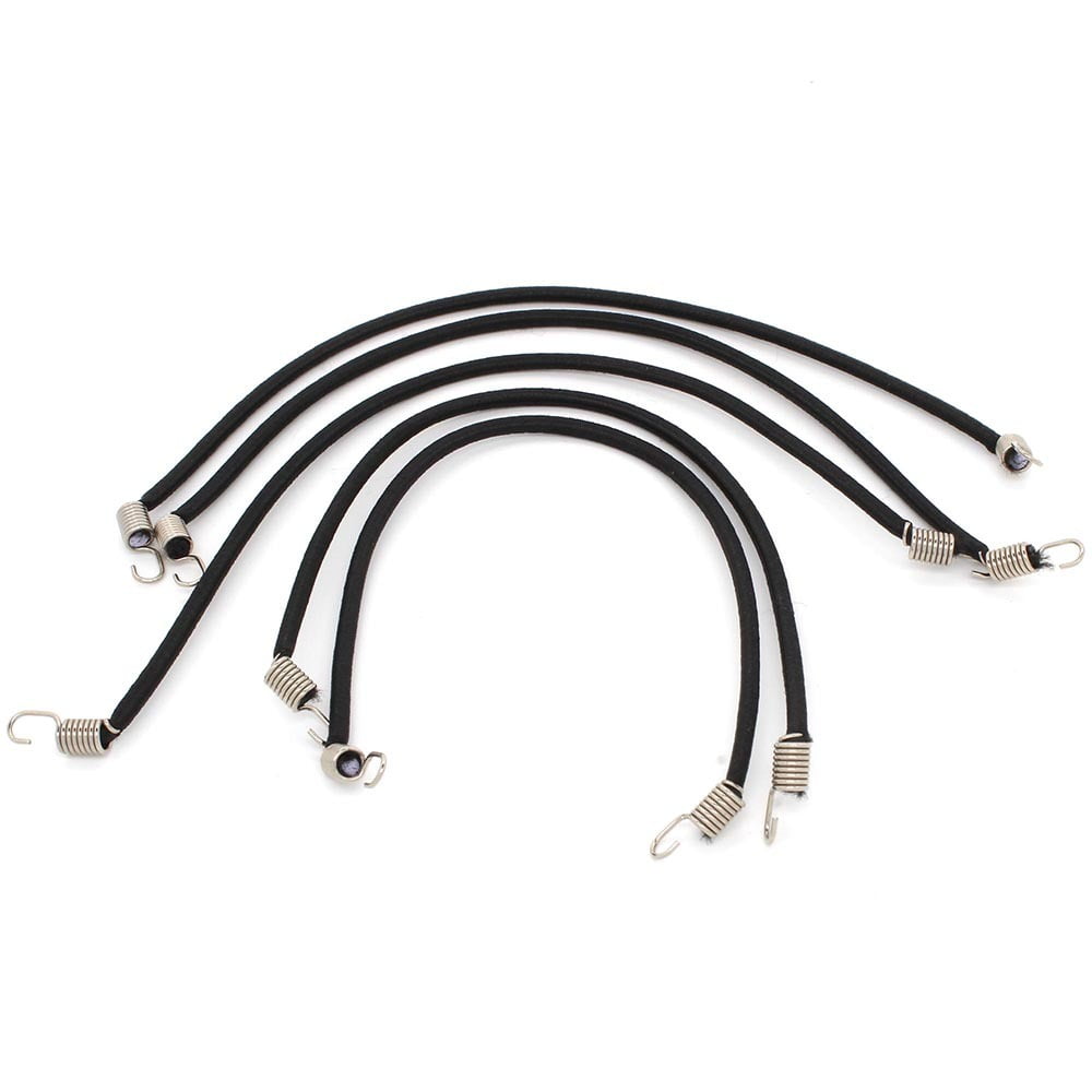 110 Scale Single Bungee Strap w/Hooks 200mm (5Pcs)