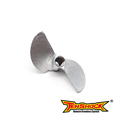 Tenshock 27mm 2 Blade CNC Aluminium Propeller 34mm Pitch (M4)