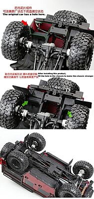 GRC GAX0083 TRX4 Rubber Mud Flaps