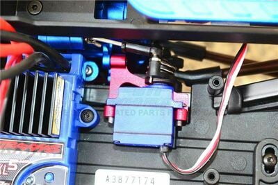 GPM Aluminium Gearbox Servo Mount (5pc Set) GPM Aluminium Gearbox Servo Mount (5pc Set)