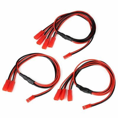JST Splitter Y Cable Lead Wire Male Female  4 3 2 40cm 400mm