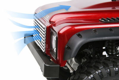 GRC GAX0081A TRX4 Defender Metal Air Intake Grille