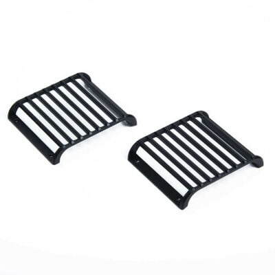 1 Pair RC Crawler Defender TRX4 Landrover Metal Front Headlight Grille Guard