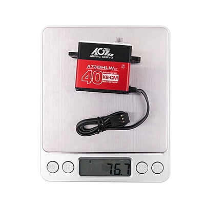 AGFRC Low Profile Digital Servo 0.10/40kg WP